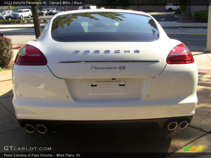 Carrara White / Black 2012 Porsche Panamera 4S