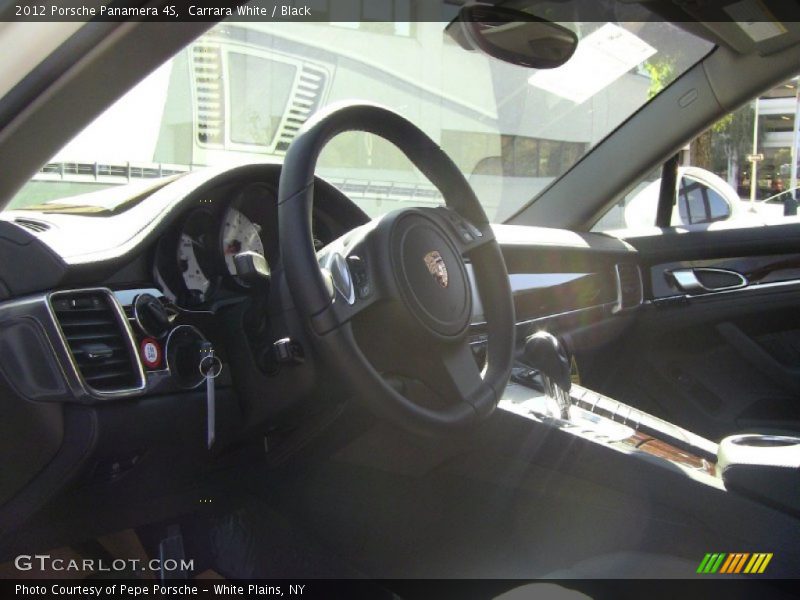 Carrara White / Black 2012 Porsche Panamera 4S