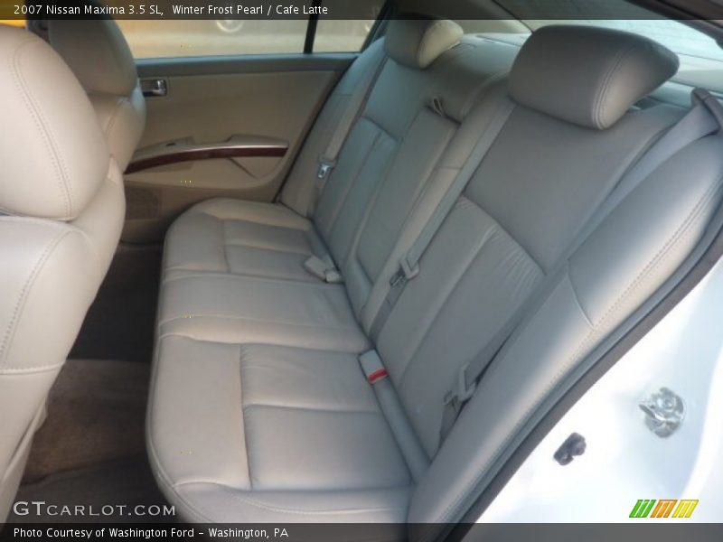 Winter Frost Pearl / Cafe Latte 2007 Nissan Maxima 3.5 SL