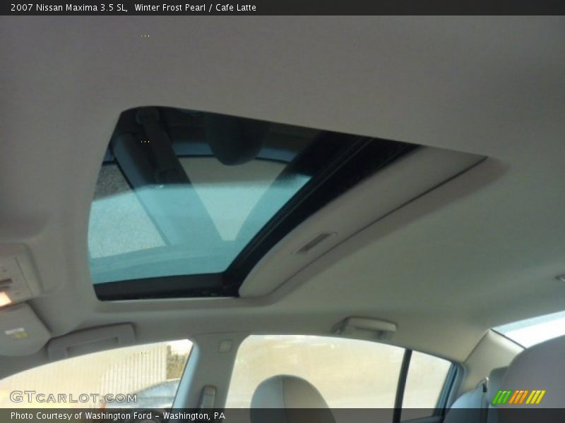 Winter Frost Pearl / Cafe Latte 2007 Nissan Maxima 3.5 SL
