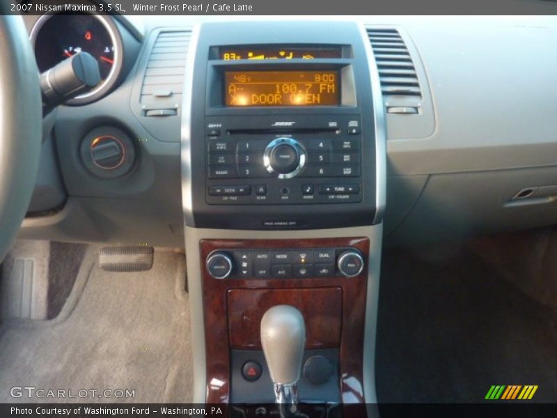 Winter Frost Pearl / Cafe Latte 2007 Nissan Maxima 3.5 SL