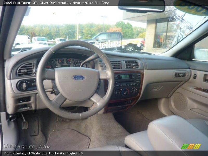 Silver Frost Metallic / Medium/Dark Flint Grey 2006 Ford Taurus SEL