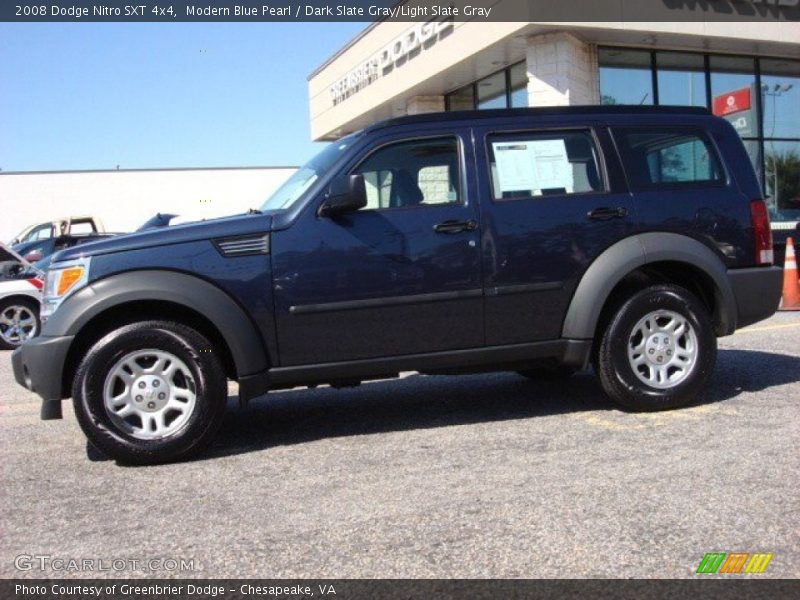 Modern Blue Pearl / Dark Slate Gray/Light Slate Gray 2008 Dodge Nitro SXT 4x4
