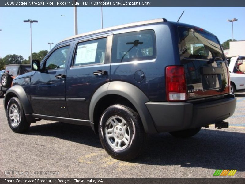 Modern Blue Pearl / Dark Slate Gray/Light Slate Gray 2008 Dodge Nitro SXT 4x4