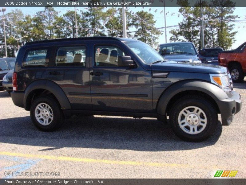 Modern Blue Pearl / Dark Slate Gray/Light Slate Gray 2008 Dodge Nitro SXT 4x4