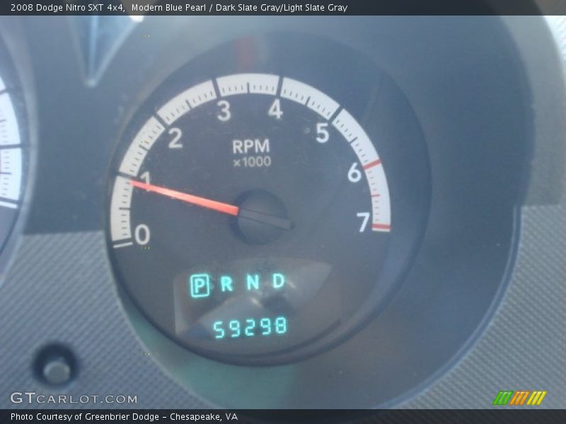 Modern Blue Pearl / Dark Slate Gray/Light Slate Gray 2008 Dodge Nitro SXT 4x4