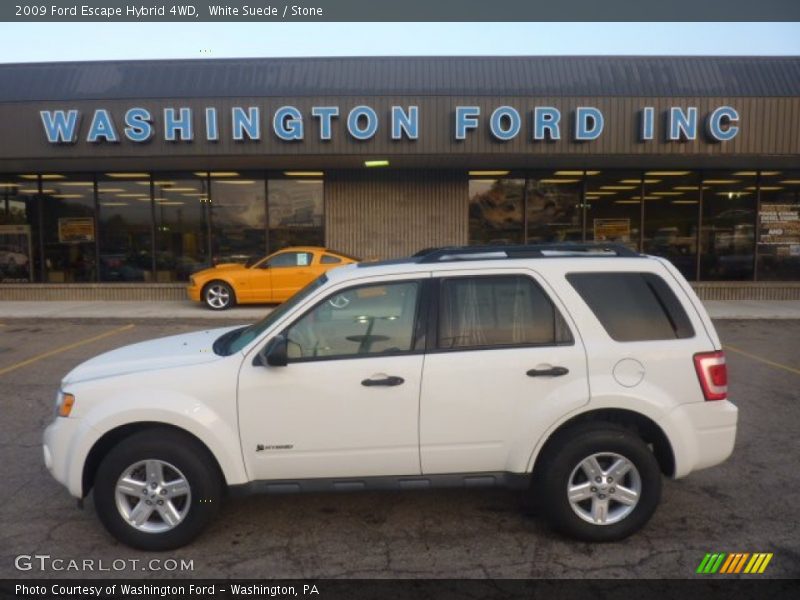 White Suede / Stone 2009 Ford Escape Hybrid 4WD