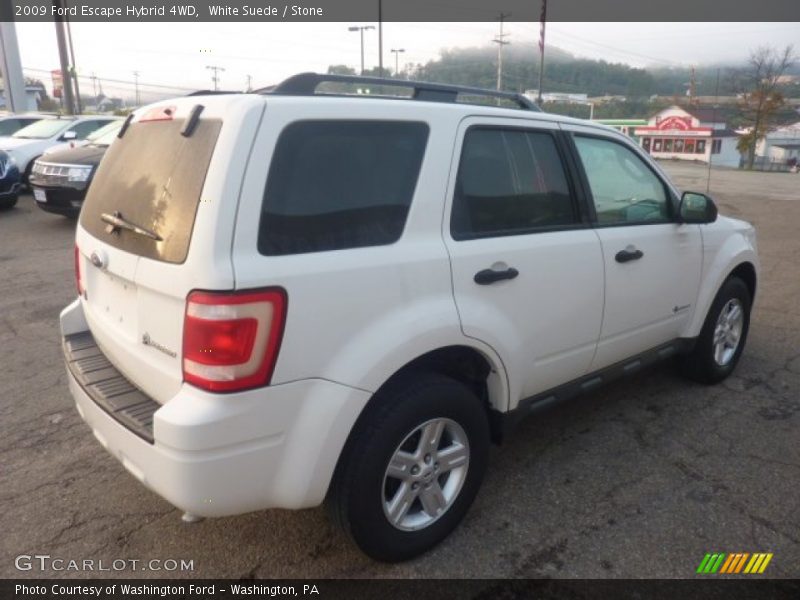 White Suede / Stone 2009 Ford Escape Hybrid 4WD