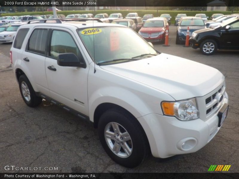 White Suede / Stone 2009 Ford Escape Hybrid 4WD