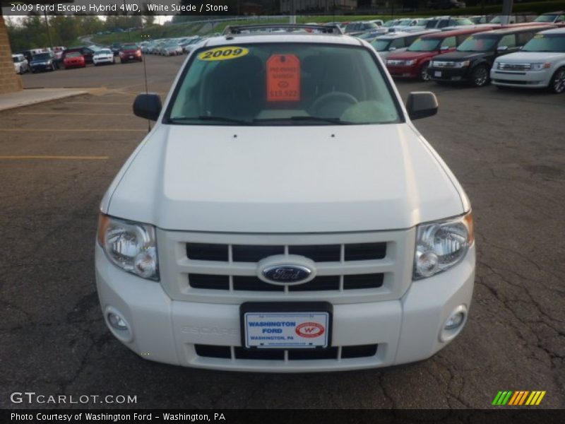 White Suede / Stone 2009 Ford Escape Hybrid 4WD