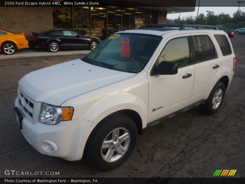 White Suede / Stone 2009 Ford Escape Hybrid 4WD
