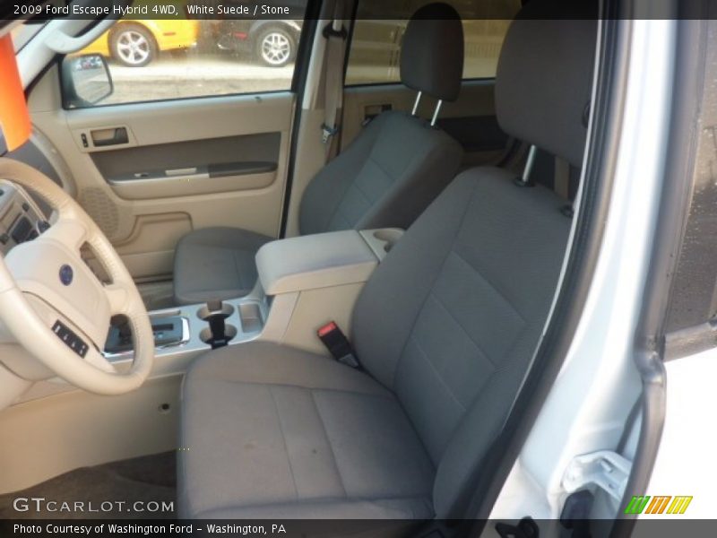 White Suede / Stone 2009 Ford Escape Hybrid 4WD