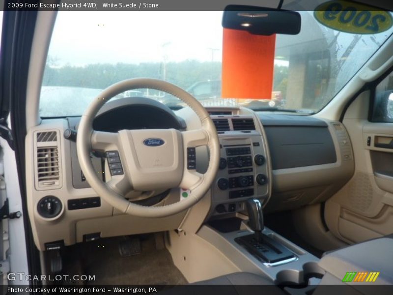 White Suede / Stone 2009 Ford Escape Hybrid 4WD