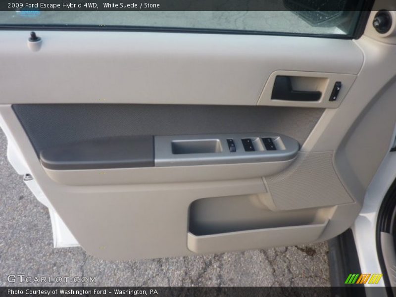 White Suede / Stone 2009 Ford Escape Hybrid 4WD