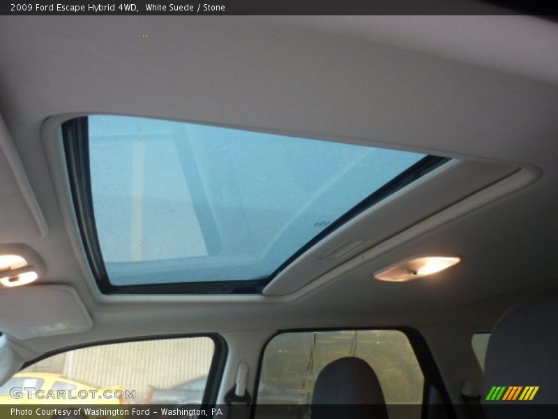 White Suede / Stone 2009 Ford Escape Hybrid 4WD