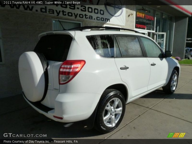 Super White / Sand Beige 2011 Toyota RAV4 V6 4WD