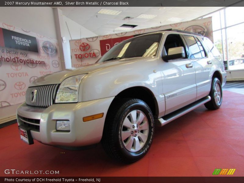 Silver Birch Metallic / Charcoal Black 2007 Mercury Mountaineer AWD