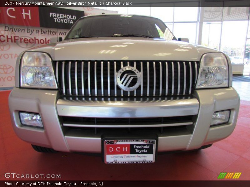 Silver Birch Metallic / Charcoal Black 2007 Mercury Mountaineer AWD