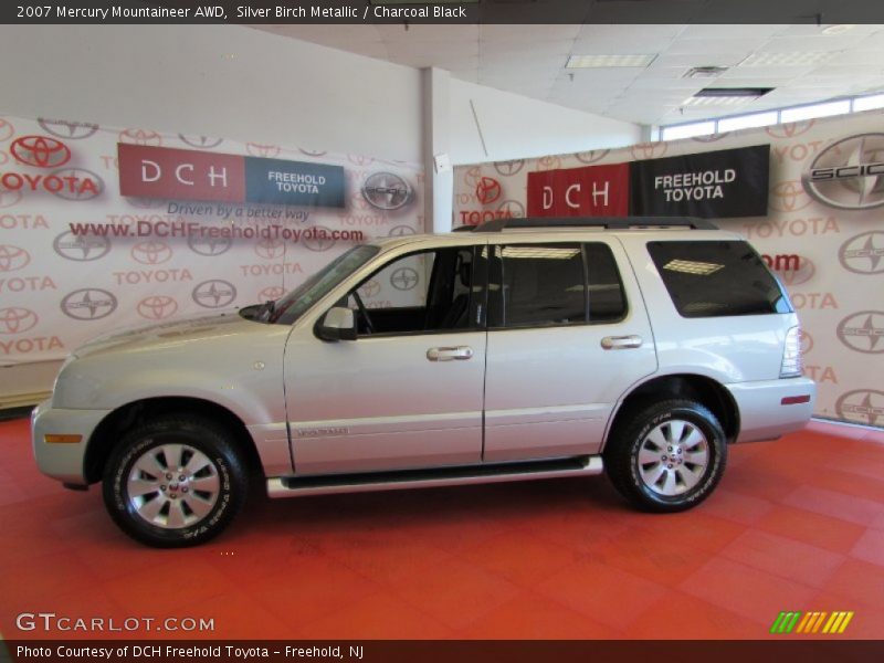 Silver Birch Metallic / Charcoal Black 2007 Mercury Mountaineer AWD