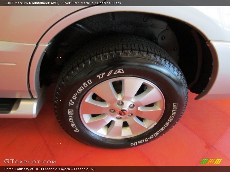 Silver Birch Metallic / Charcoal Black 2007 Mercury Mountaineer AWD