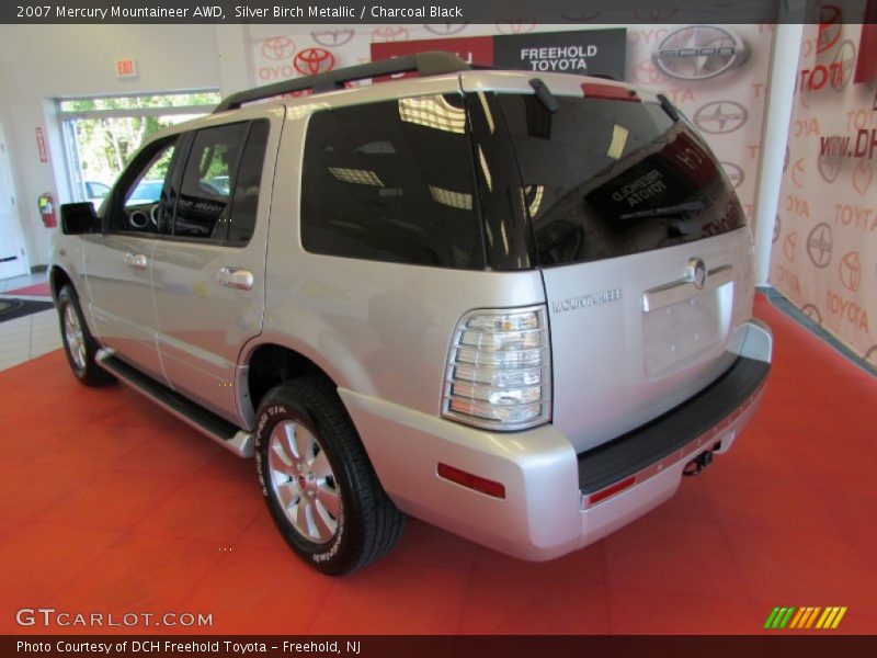 Silver Birch Metallic / Charcoal Black 2007 Mercury Mountaineer AWD