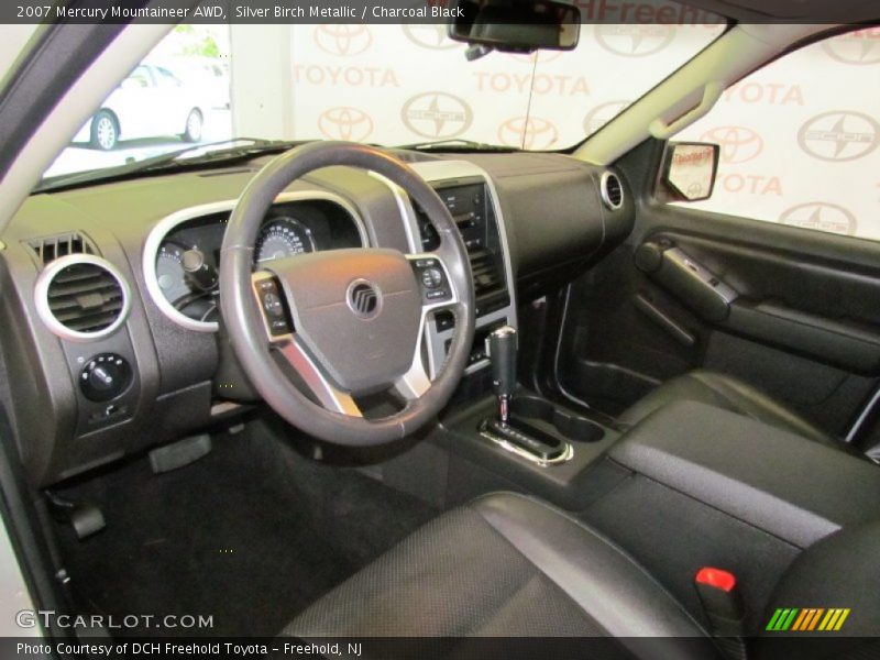Silver Birch Metallic / Charcoal Black 2007 Mercury Mountaineer AWD