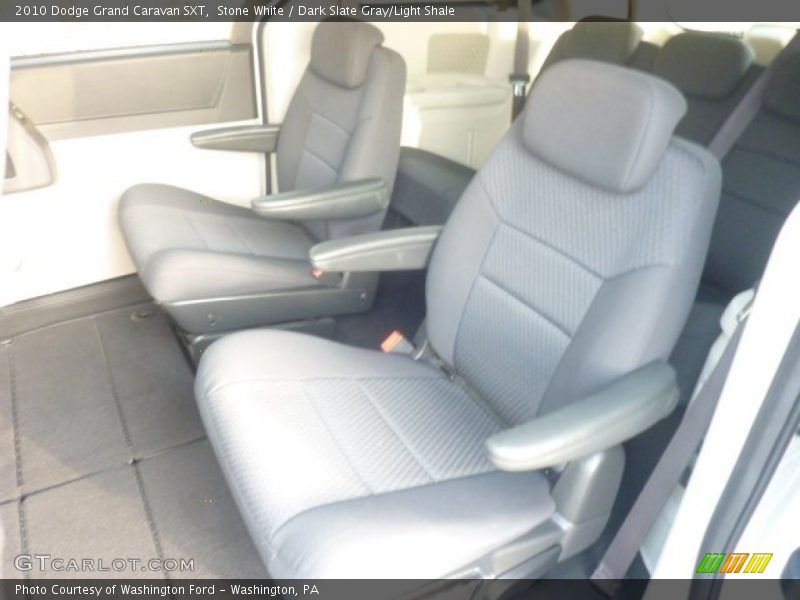 Stone White / Dark Slate Gray/Light Shale 2010 Dodge Grand Caravan SXT