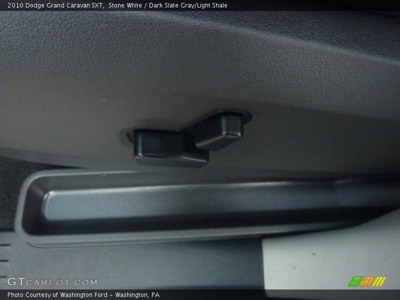 Stone White / Dark Slate Gray/Light Shale 2010 Dodge Grand Caravan SXT