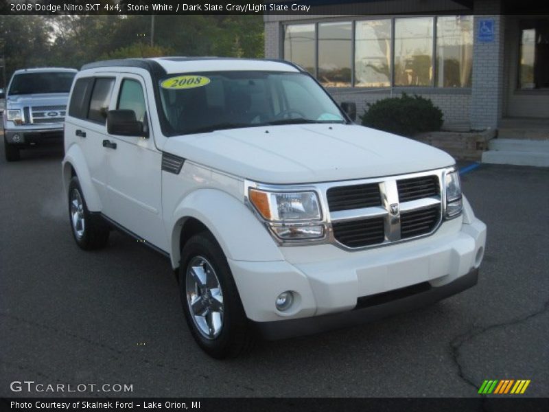 Stone White / Dark Slate Gray/Light Slate Gray 2008 Dodge Nitro SXT 4x4