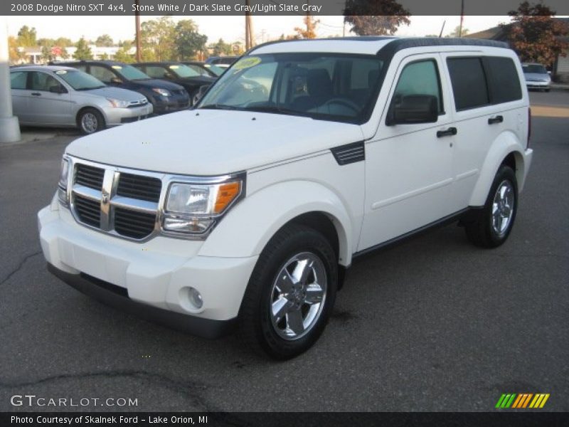 Stone White / Dark Slate Gray/Light Slate Gray 2008 Dodge Nitro SXT 4x4