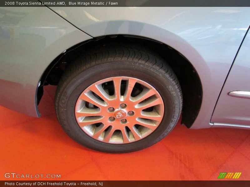 Blue Mirage Metallic / Fawn 2008 Toyota Sienna Limited AWD