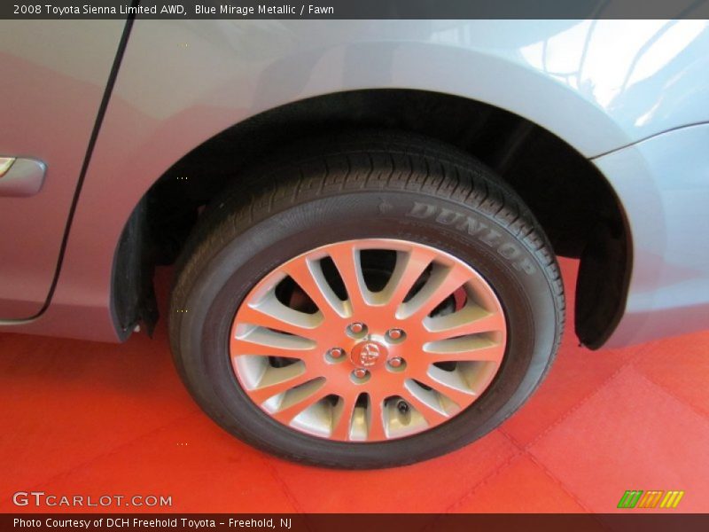 Blue Mirage Metallic / Fawn 2008 Toyota Sienna Limited AWD