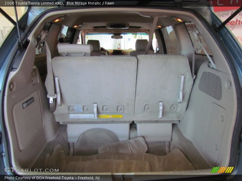 Blue Mirage Metallic / Fawn 2008 Toyota Sienna Limited AWD