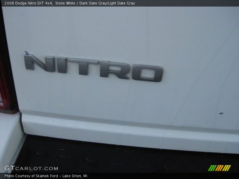 Stone White / Dark Slate Gray/Light Slate Gray 2008 Dodge Nitro SXT 4x4