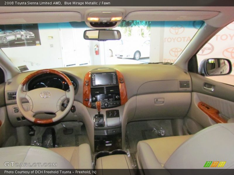 Blue Mirage Metallic / Fawn 2008 Toyota Sienna Limited AWD