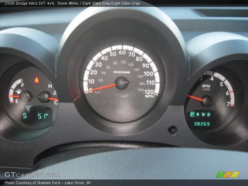 Stone White / Dark Slate Gray/Light Slate Gray 2008 Dodge Nitro SXT 4x4