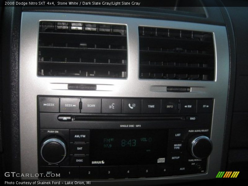 Stone White / Dark Slate Gray/Light Slate Gray 2008 Dodge Nitro SXT 4x4