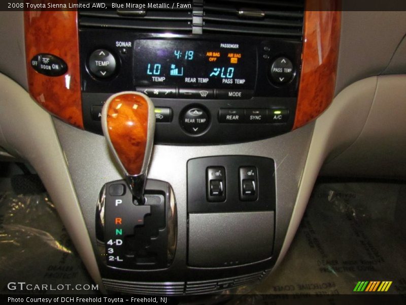 Blue Mirage Metallic / Fawn 2008 Toyota Sienna Limited AWD