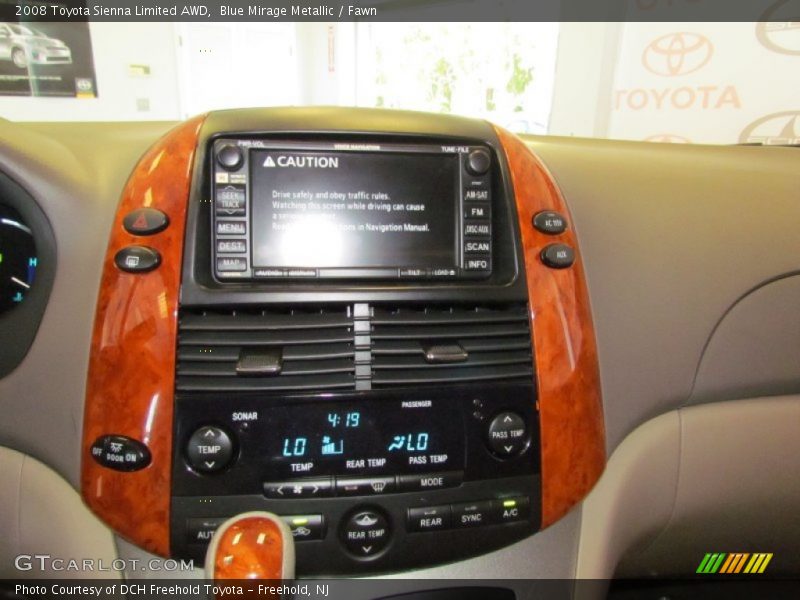 Blue Mirage Metallic / Fawn 2008 Toyota Sienna Limited AWD