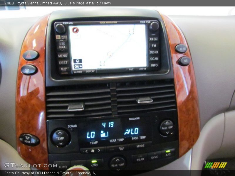 Blue Mirage Metallic / Fawn 2008 Toyota Sienna Limited AWD