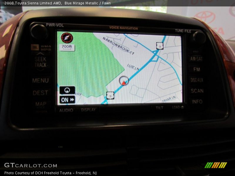 Blue Mirage Metallic / Fawn 2008 Toyota Sienna Limited AWD