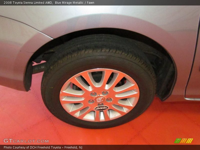 Blue Mirage Metallic / Fawn 2008 Toyota Sienna Limited AWD