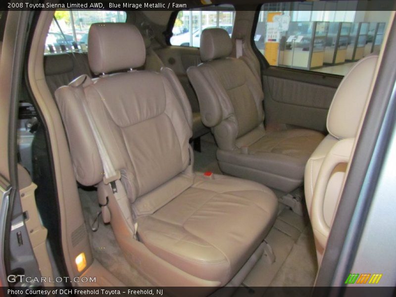 Blue Mirage Metallic / Fawn 2008 Toyota Sienna Limited AWD