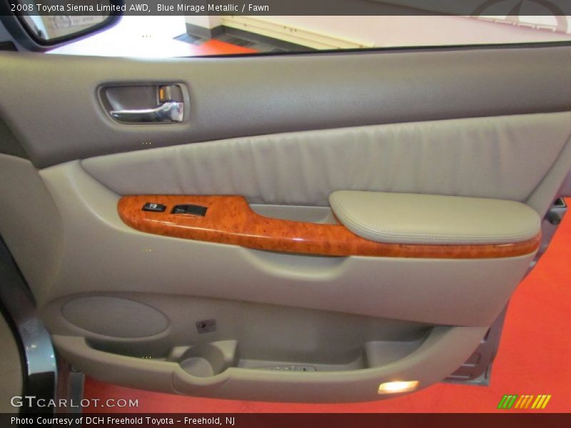 Blue Mirage Metallic / Fawn 2008 Toyota Sienna Limited AWD