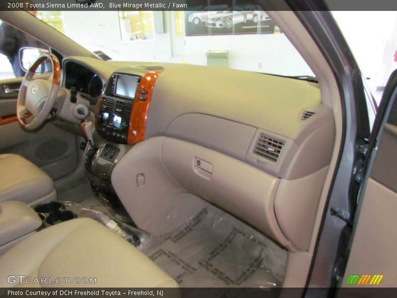 Blue Mirage Metallic / Fawn 2008 Toyota Sienna Limited AWD