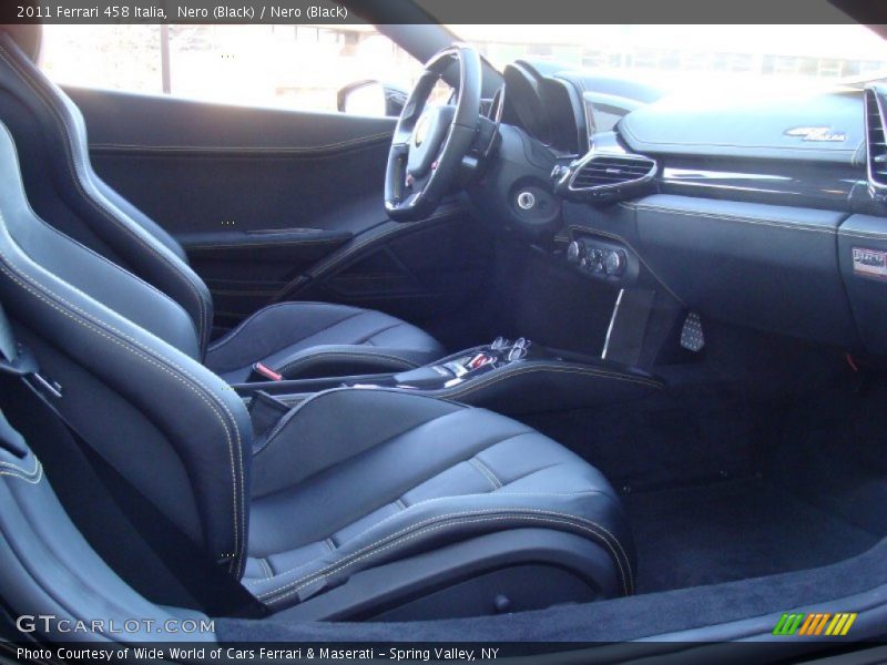  2011 458 Italia Nero (Black) Interior