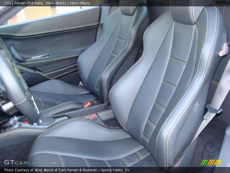  2011 458 Italia Nero (Black) Interior