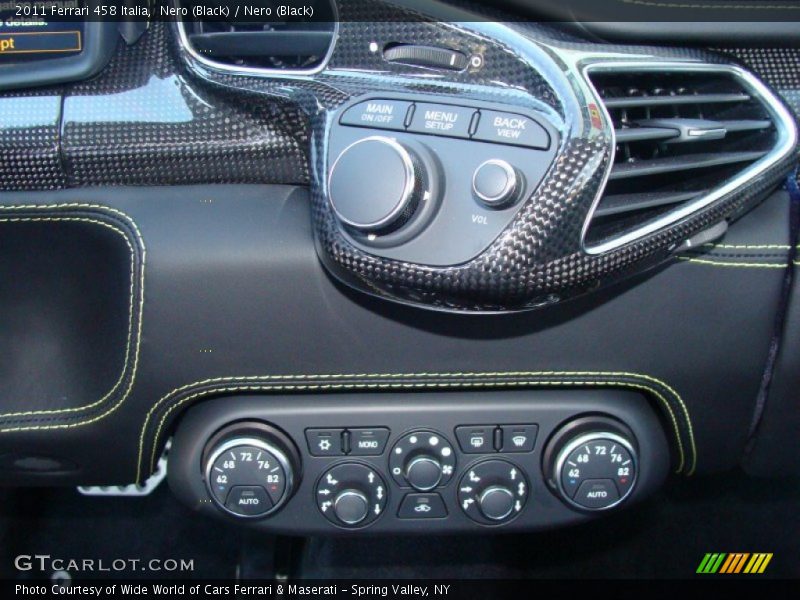 Controls of 2011 458 Italia