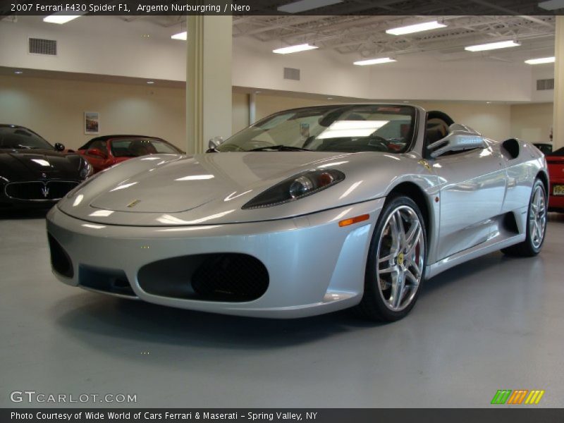 Front 3/4 View of 2007 F430 Spider F1