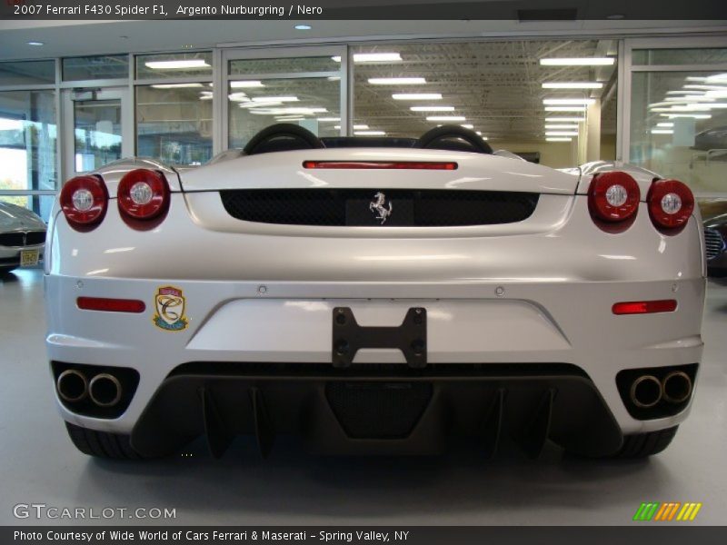 Argento Nurburgring / Nero 2007 Ferrari F430 Spider F1